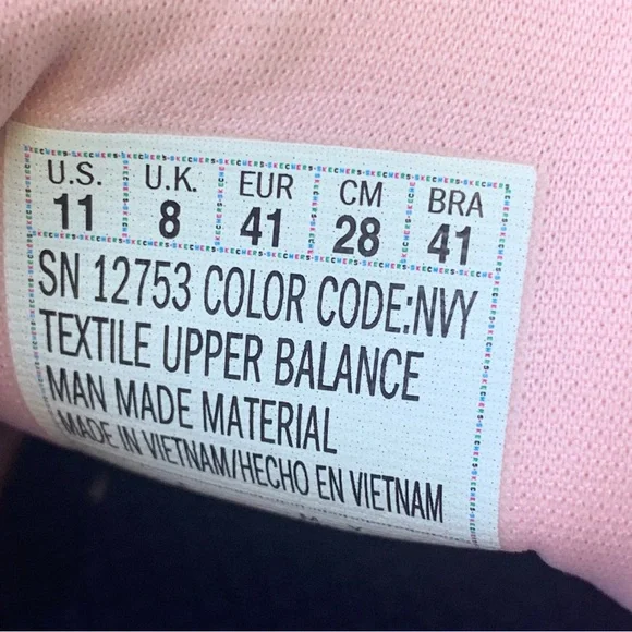 Skechers Womens Flex Appeal 2.0 | Size 11 |  Navy / Pink - Picture 8 of 9